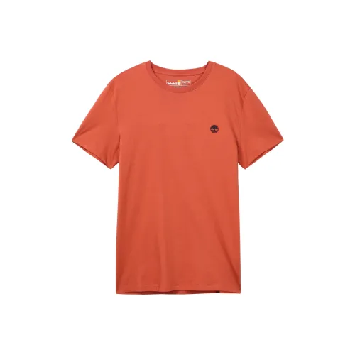 Timberland Regular T Shirt Men's Orange