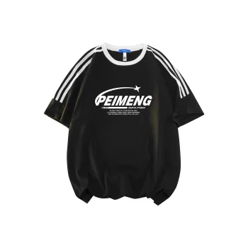 PEIMENG Short Sleeved T Shirts Unisex Comes With Necklace