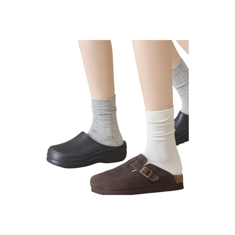 Temooues Mid Calf Socks Women's 4 Pack-4