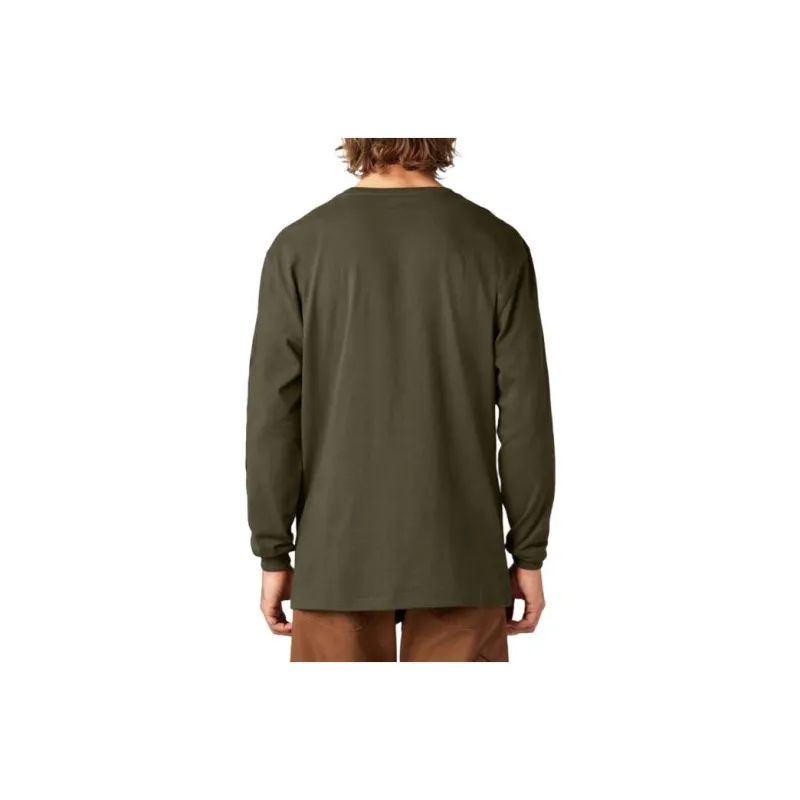 Dickies Long-Sleeve Graphic T-Shirt T-Shirt Men's Army Green-0