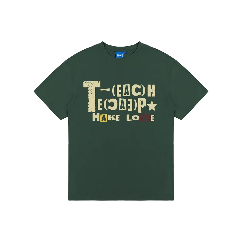 Teach Peace T Shirts Unisex-0