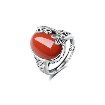 Xiaoyinjiang Agate Rings Women's