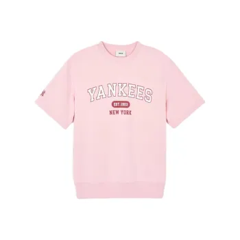 MLB New York Yankees T Shirts Unisex Pink