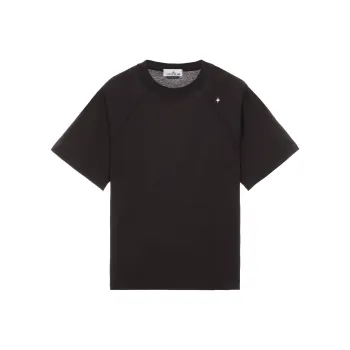 STONE ISLAND STONE ISLAND STELLINA Series SS24 T Shirt Men's Black