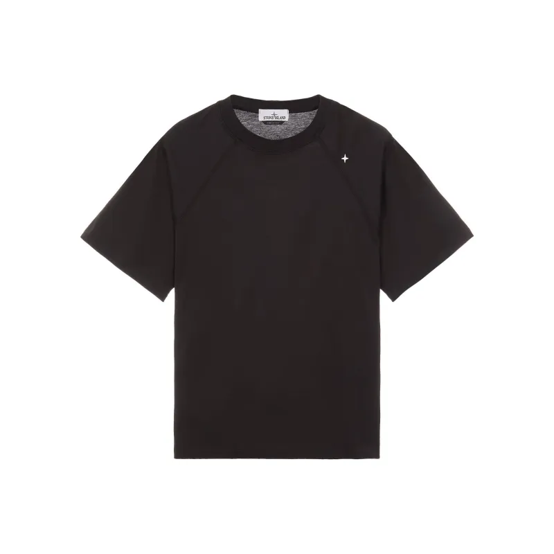 STONE ISLAND STONE ISLAND STELLINA Series SS24 T Shirt Men's Black-0