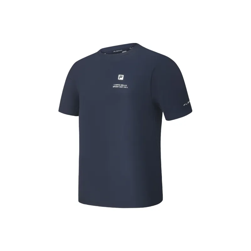 FILA Casual T Shirts Men's RD Royal Blue-0
