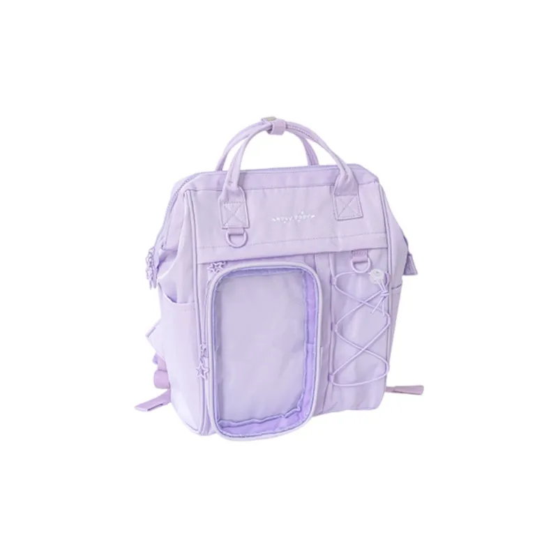 Rosyposy Fabric Backpack Unisex Multicolor-2