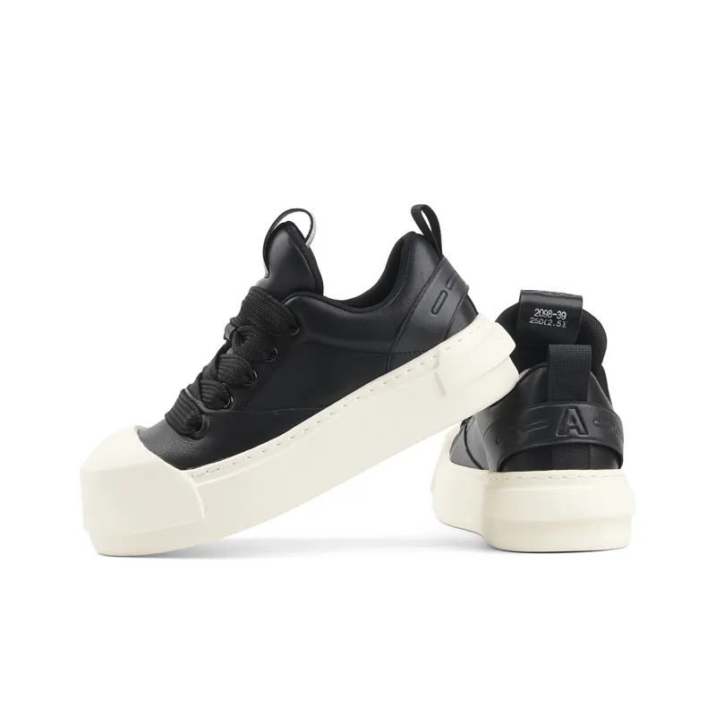 Daying Slip Resistant, Abrasion Resistant, Breathable, Height Increasing Low Top Casual Shoes Men's Black-4