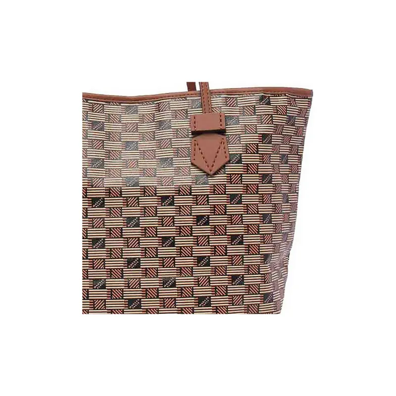 MOREAU Calfskin Tote Bag Shopping Bag Shoulder Bags Women's Brown-4