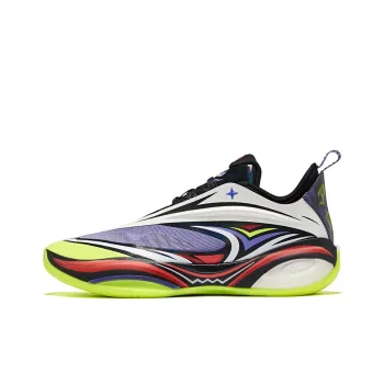 Erke Qian Xun 2.0 Cushioning Slip Resistant Anti Rollover Low Top Basketball Shoes Men's Joker Color Scheme