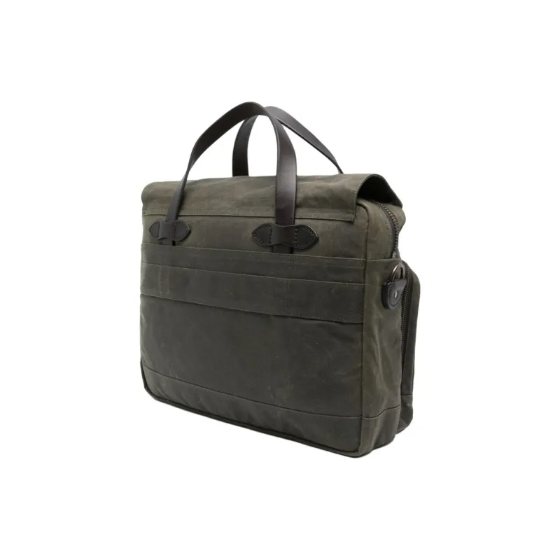Filson Cotton Briefcase Regular Men's Green-1