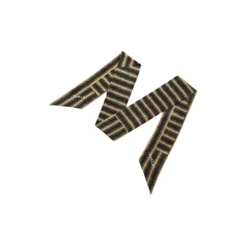 Furla Mulberry Silk Scarves Women's Black