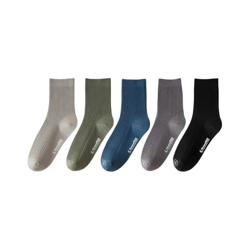 Temooues Mid Calf Socks Unisex 5 Pack-6