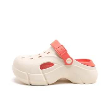 DAPHNE Clogs Women's Beige Orange