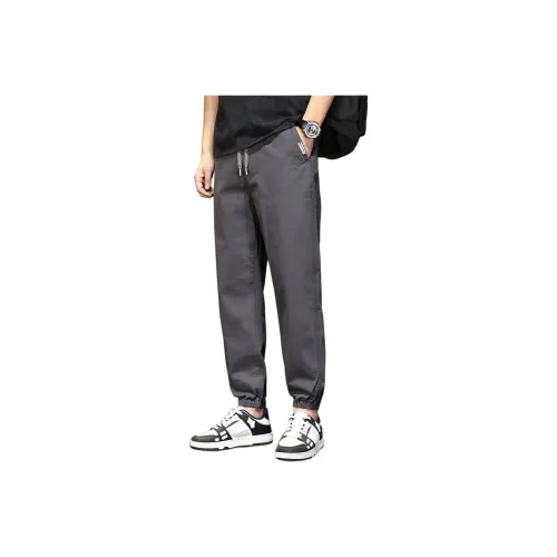 Tonlion Casual Pants Unisex Dark Gray