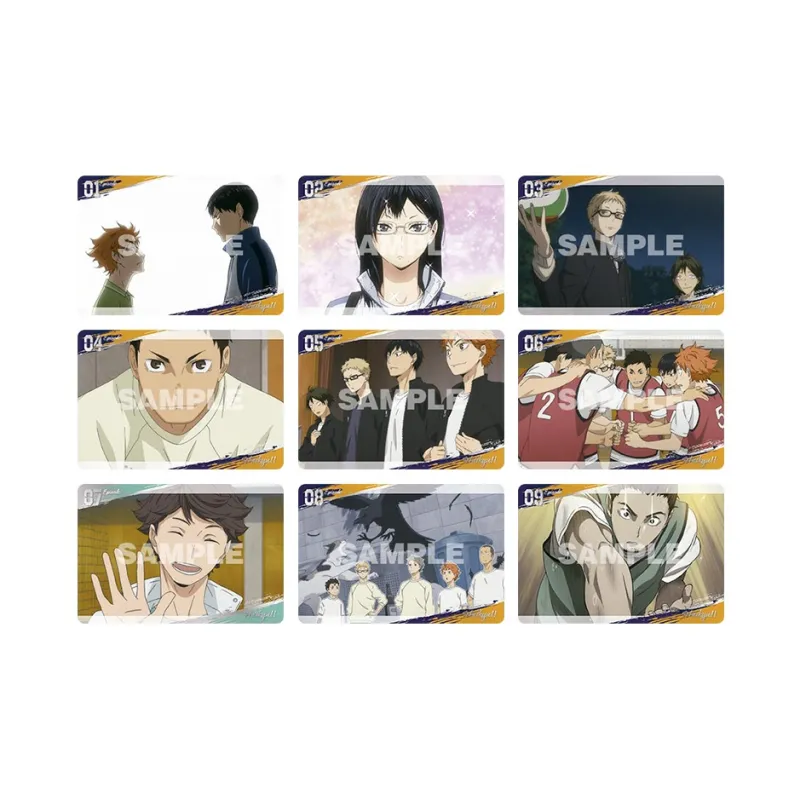 BANDAI Haikyuu!! TV Anime Episode 02 IP/Anime Cards End Box 20 Bags Each Contains 2 Random Cards-2