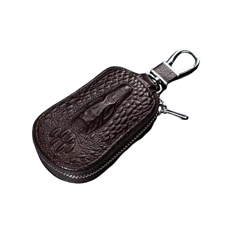 VIHUS Top Grain Cow Leather Key Pouch Small Size Unisex Multicolor-3