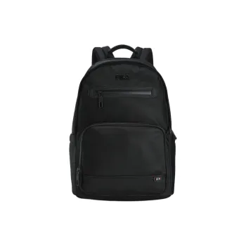 FILA WHITE Fabric Backpack Men's Black