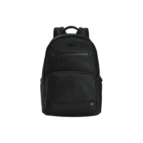 FILA WHITE Fabric Backpack Men's Black