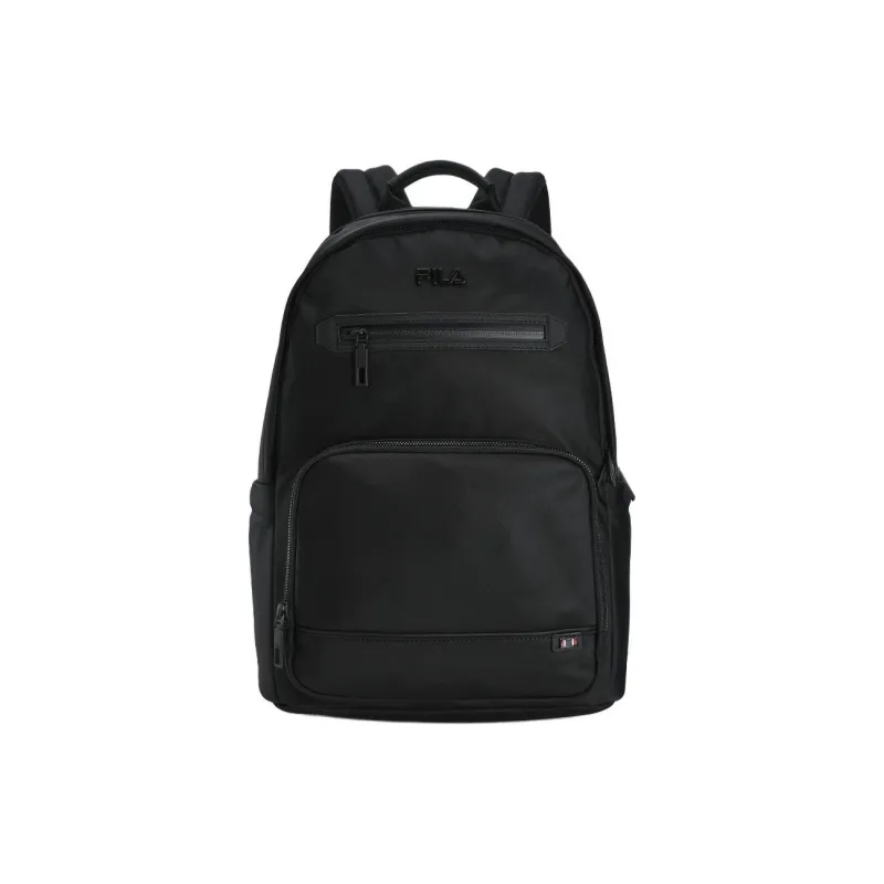 FILA WHITE Fabric Backpack Men's Black-0