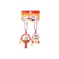 Animal Rattles Pair-Red