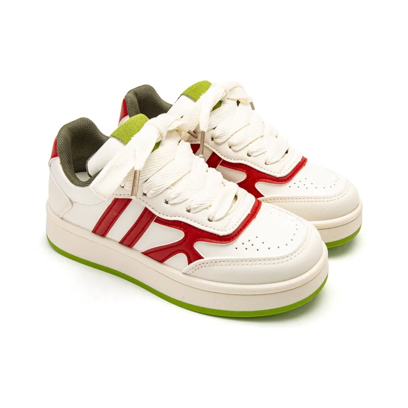 Far Waves Anti Slip Wear Resistant Low Top Skateboard Shoes Women's-6