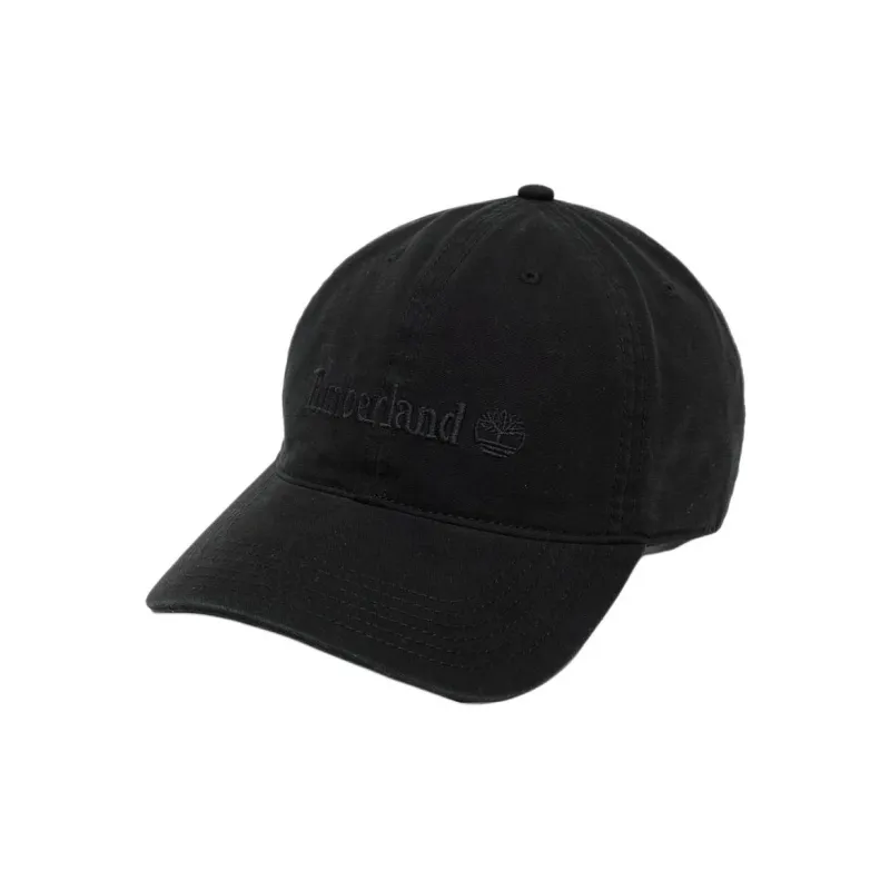 Timberland Cotton Baseball Caps Men's Black-0