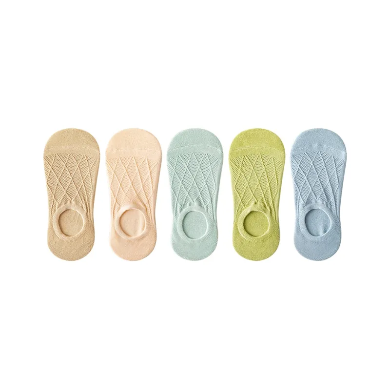 Top Melon No Show Socks Women's 5 Pack-18