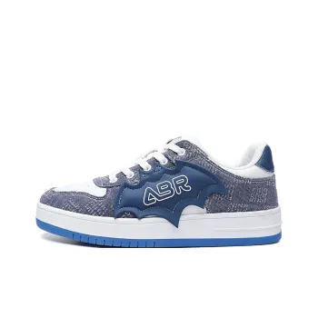 ABIDJAN Bat Star Denim Collection Lightweight And Breathable Low Top Skateboard Shoes Unisex Blue