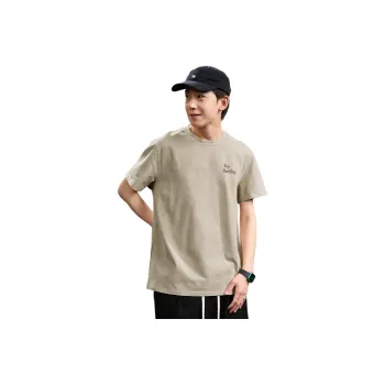 Tonlion T Shirts Men Sand
