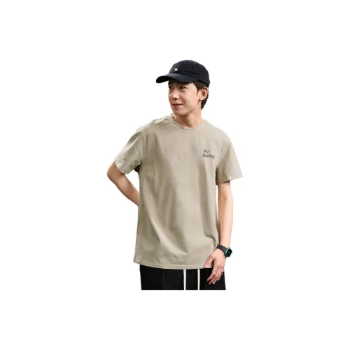 Tonlion T-Shirts Men Sand