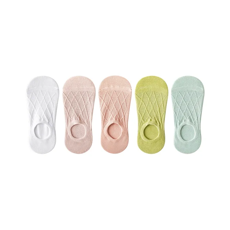 Top Melon No Show Socks Women's 5 Pack-24