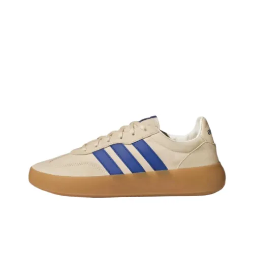 Adidas BAREDA DECODE Abrasion Resistant Low Top Skateboard Shoes Unisex White Blue Yellow