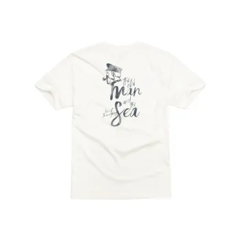 AKCLUB Free Cuba Series Short Sleeved T Shirts Men's Ecru