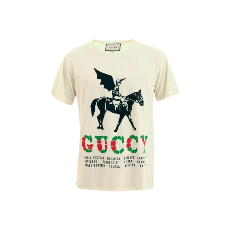 GUCCI T-Shirts Men Beige-0