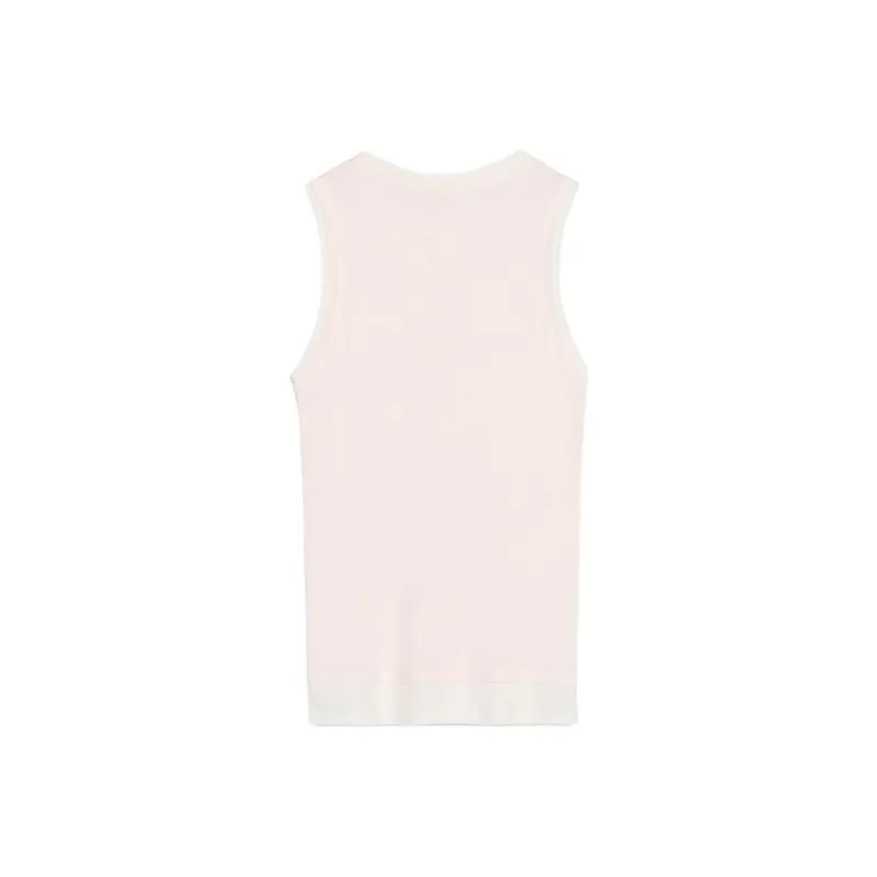 ZARA Tank Tops Women's Light Pink Red-1