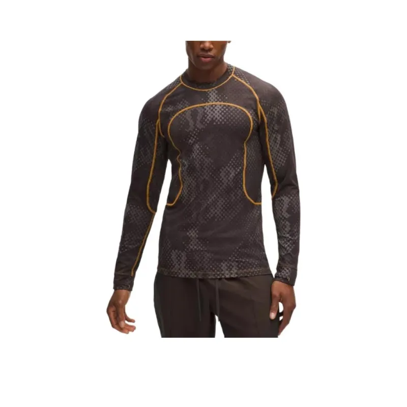 Lululemon Tight Fit T Shirts Men-3
