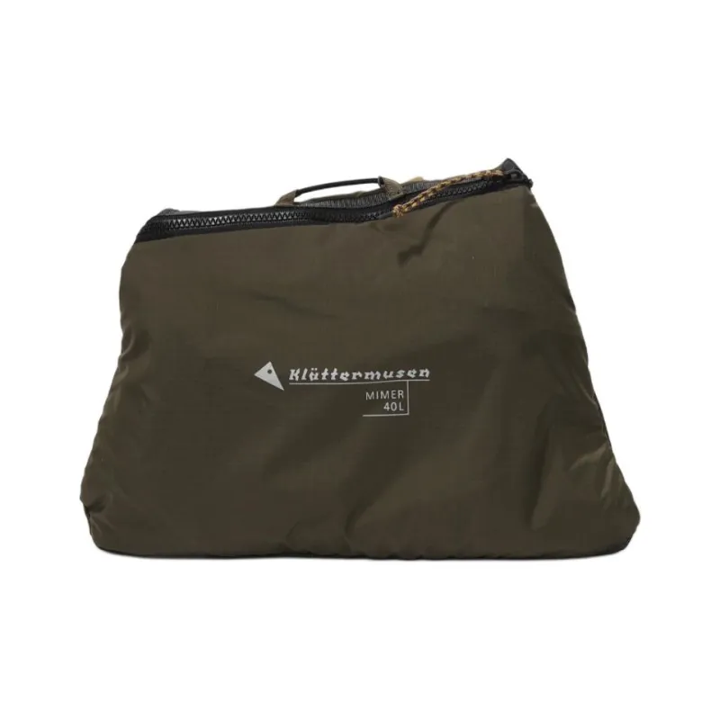 KLATTERMUSEN Recycled Polyamide Travel Bag 40L Unisex Olive Green-3