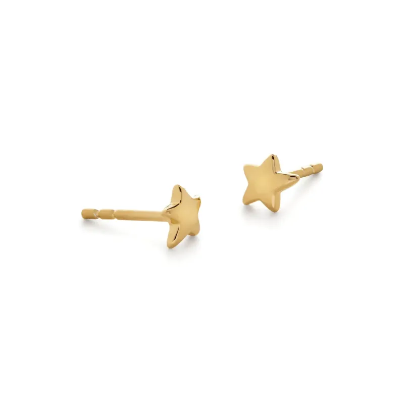 Monica Vinader Star shaped Stud Earrings-1