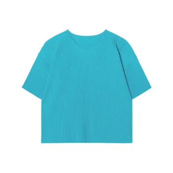 ISSEY MIYAKE T Shirt Men's Emerald Blue