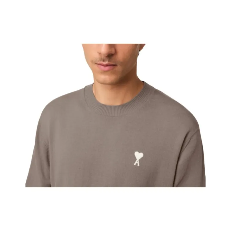 AMIPARIS Paris Logo Embroidered Crewneck Jumper-4