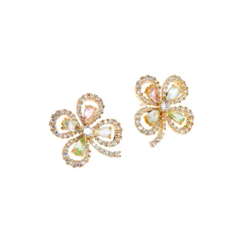 XXOFF Copper Alloy Stud Earrings Women's