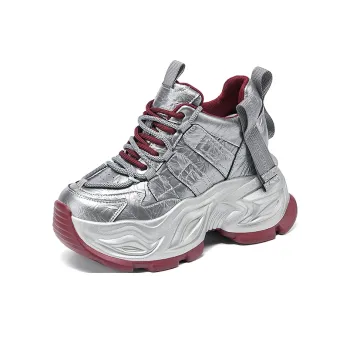 Chibang Lightweight Height Increasing Low Top Chunky Sneakers Women's