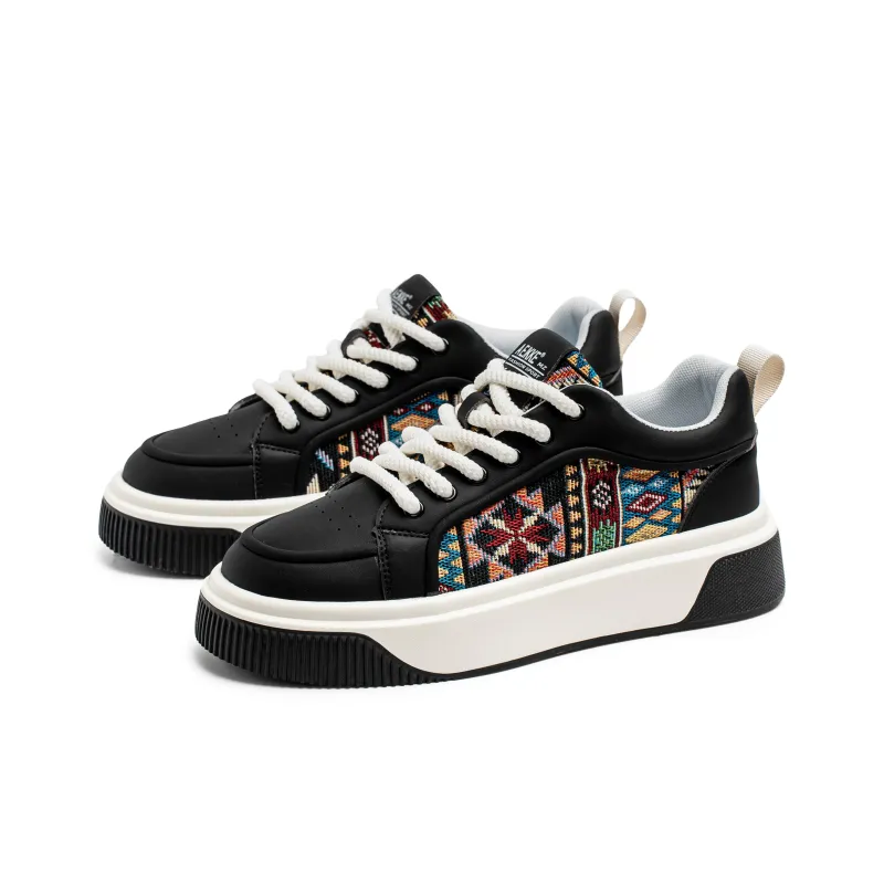 Team Bees Anti Slip Wear Resistant Low Top Skateboard Shoes Men's-5