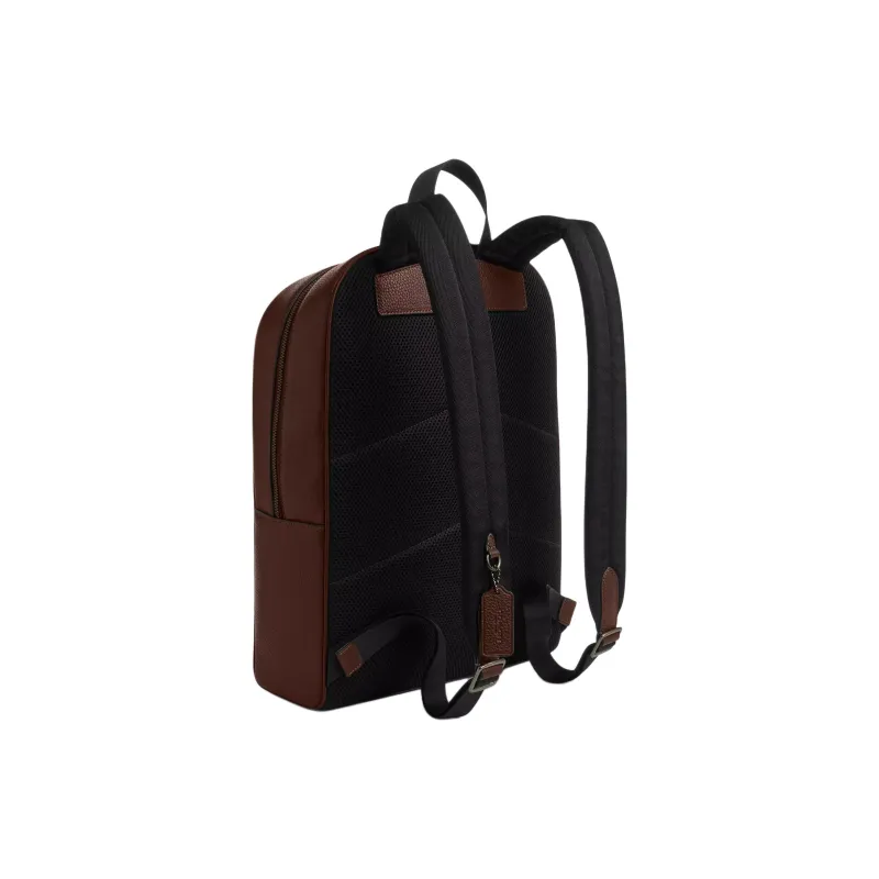 COACH Leather Backpack Men's Maple Leaf Red-1