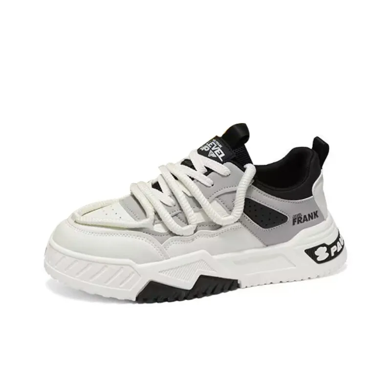 PAUL FRANK Slip Resistant Height Increasing Low Top Skateboard Shoes Men's-0