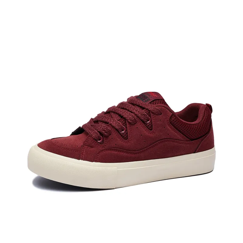 ΛOLUNKΛ Slip Resistant, Lightweight, And Breathable Low Top Skateboard Shoes Men's-36