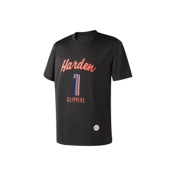 NBA Player Number Series T Shirts Unisex Black