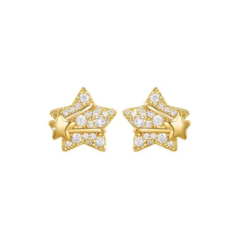 Zoo Jewel Copper Stud Earrings Women's