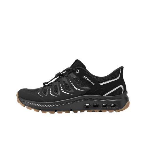 Skechers OUTDOOR Anti Slip Wear Resistant Low Top Casual Shoes Women's Black